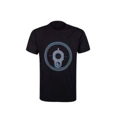 VAV Baseti-02 Yuv. Yaka Tişört Siyah Hedef D.