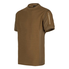 VAV VTHIN01 Yuvarlak Yaka Kısa Kol Tişört Koyu Bej - L