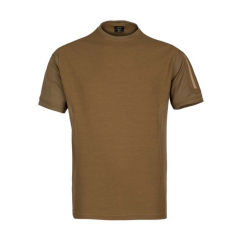 VAV VTHIN01 Yuvarlak Yaka Kısa Kol Tişört Koyu Bej - L