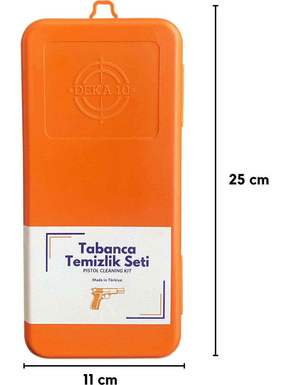 DEKA10 Tabanca Temizlik Seti Harbi Takımı 9MM