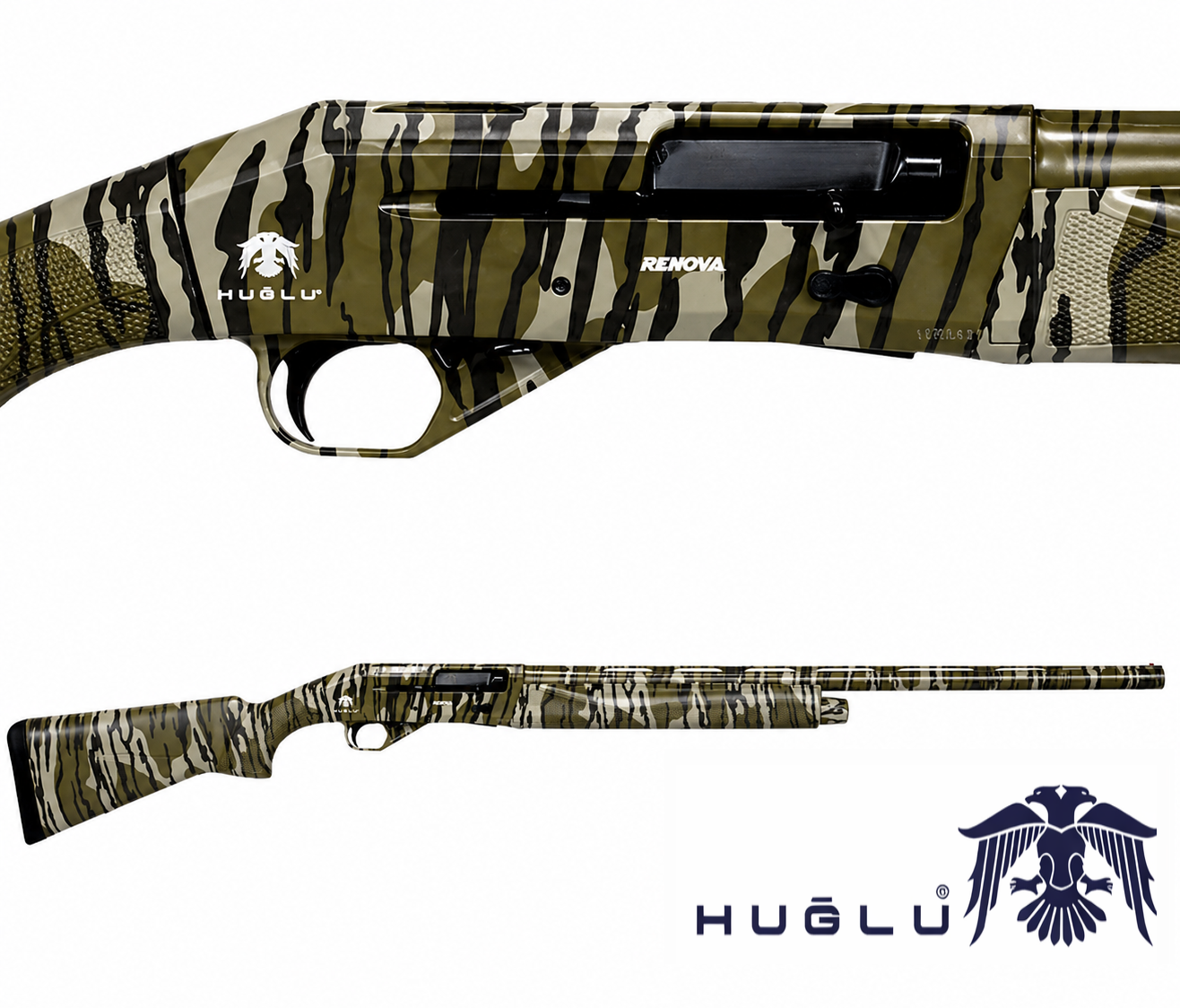 HUĞLU RENOVA CAMO ORIGINAL BOTTOMLAND YARI OTOMATİK AV TÜFEĞİ