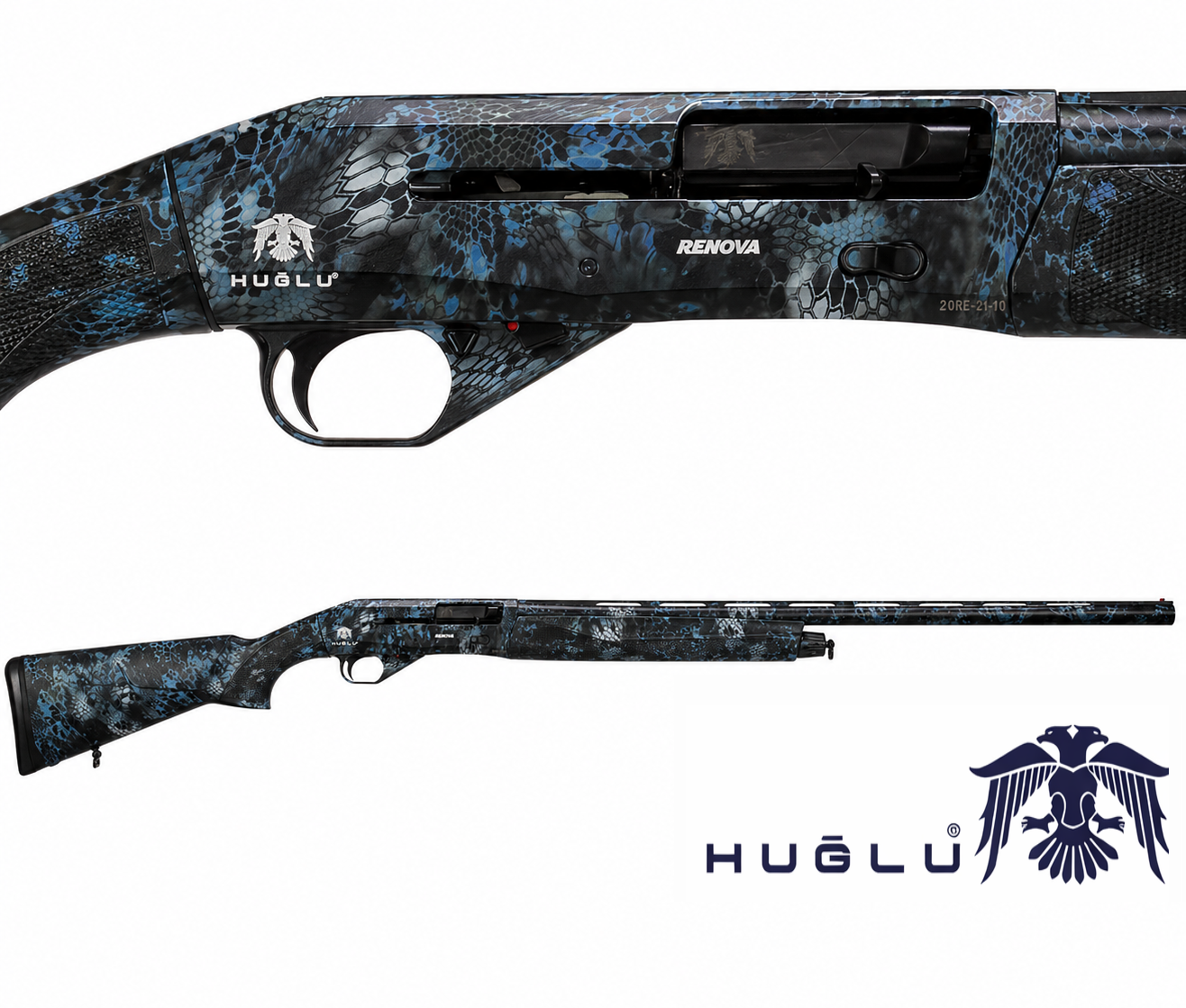 HUĞLU RENOVA CAMO KRYPTEK NEPTUNE YARI OTOMATİK AV TÜFEĞİ