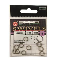 SPRO Nikel Halka(Ayrık) 8MM - 10 Adet