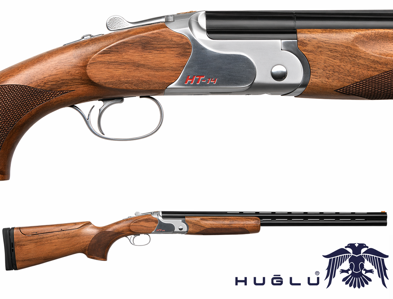 HUĞLU HT-14 BEYAZ TRAP/SKEET AV TÜFEĞİ (AYARLI TABAN)