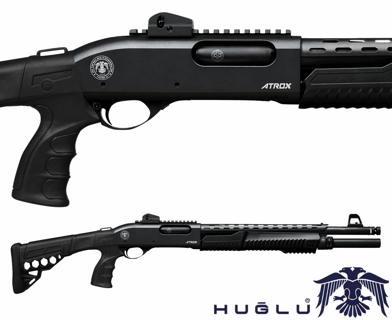 HUĞLU ATROX TAKTİK PLUS PISTOL GRIP POMPALI AV TÜFEĞİ