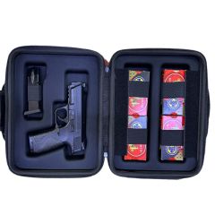 Hunterland Gri Deri Lüks Tabanca Çantası