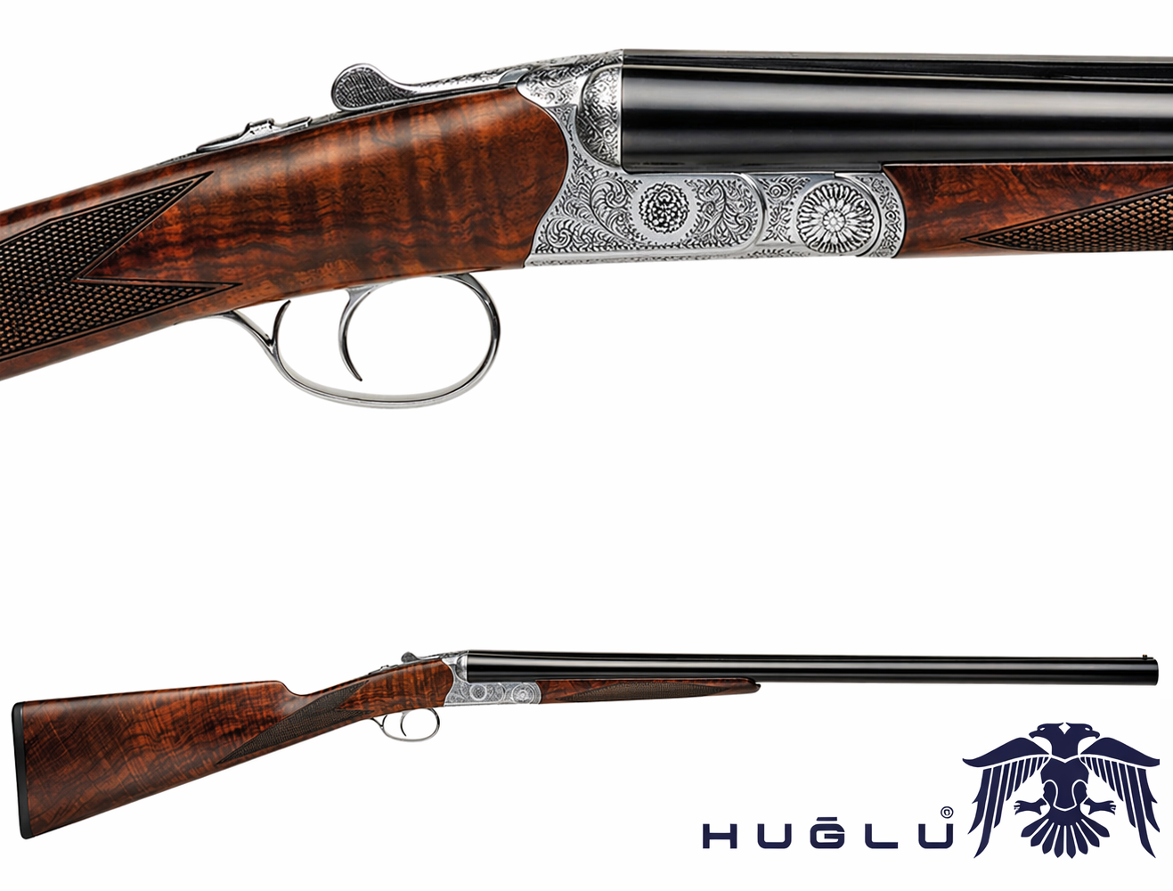HUĞLU CLX T1 PREMIUM ÇİFTE AV TÜFEĞİ