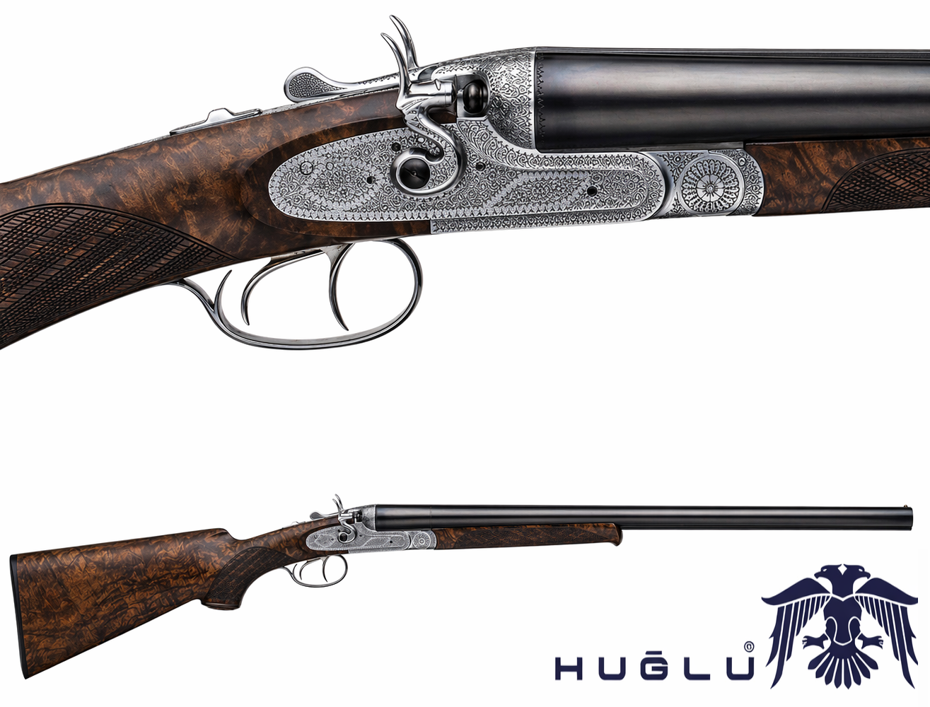 HUĞLU HRZ DLX PREMIUM ÇİFTE AV TÜFEĞİ