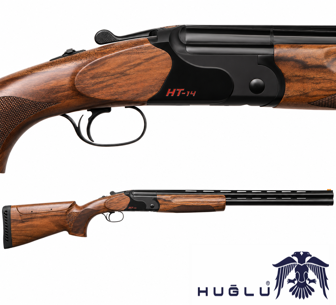HUĞLU HT-14 SİYAH TRAP/SKEET TÜFEĞİ (SABİT TABAN)