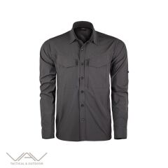 VAV Uzun Kol Gömlek Tacflex-01 Füme - S