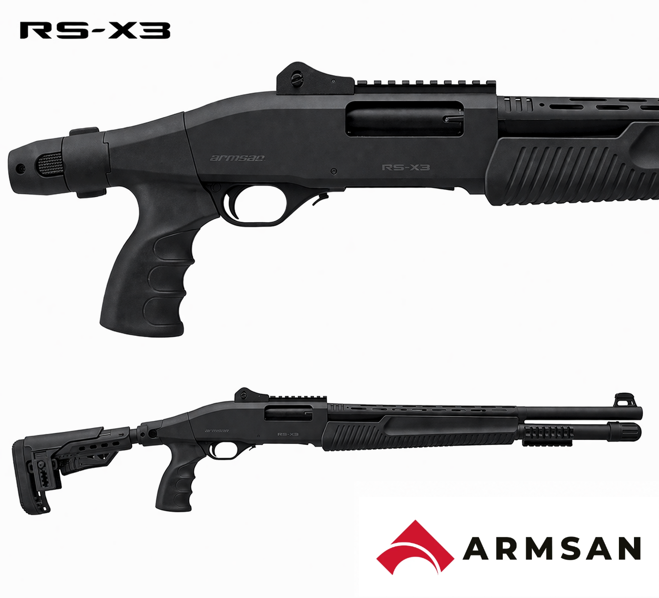 ARMSAN ARMTAC RS-X3 TELESKOPİK POMPALI AV TÜFEĞİ