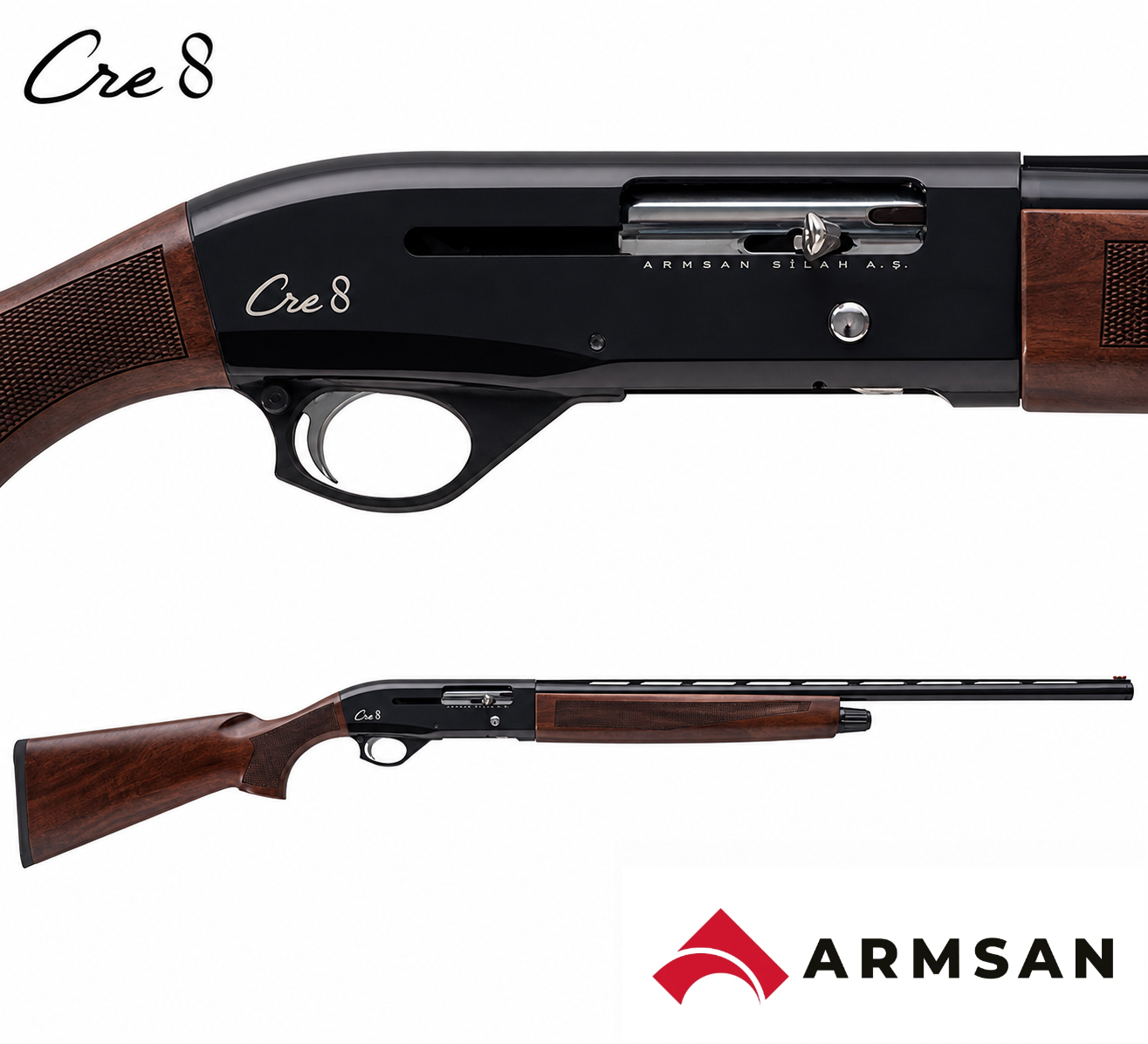 ARMSAN CRE 8 W YARI OTOMATİK AV TÜFEĞİ