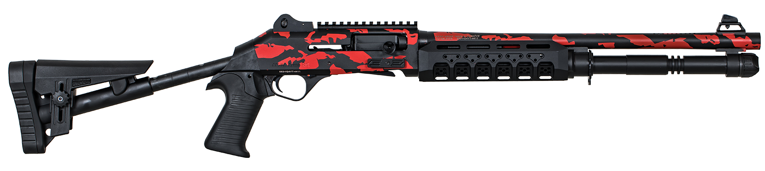 AKSA CROSSFIRE WI KIRMIZI CAMO YARI OTOMATİK AV TÜFEĞİ