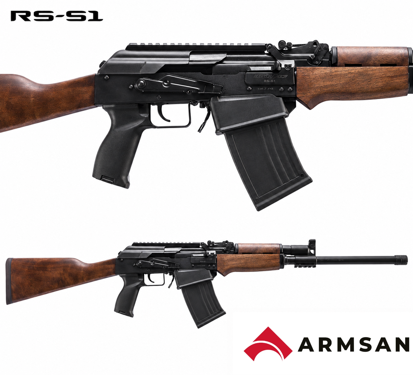 ARMSAN ARMTAC RS-S1 AHŞAP ŞARJÖRLÜ AV TÜFEĞİ (AK47/KELEŞ)