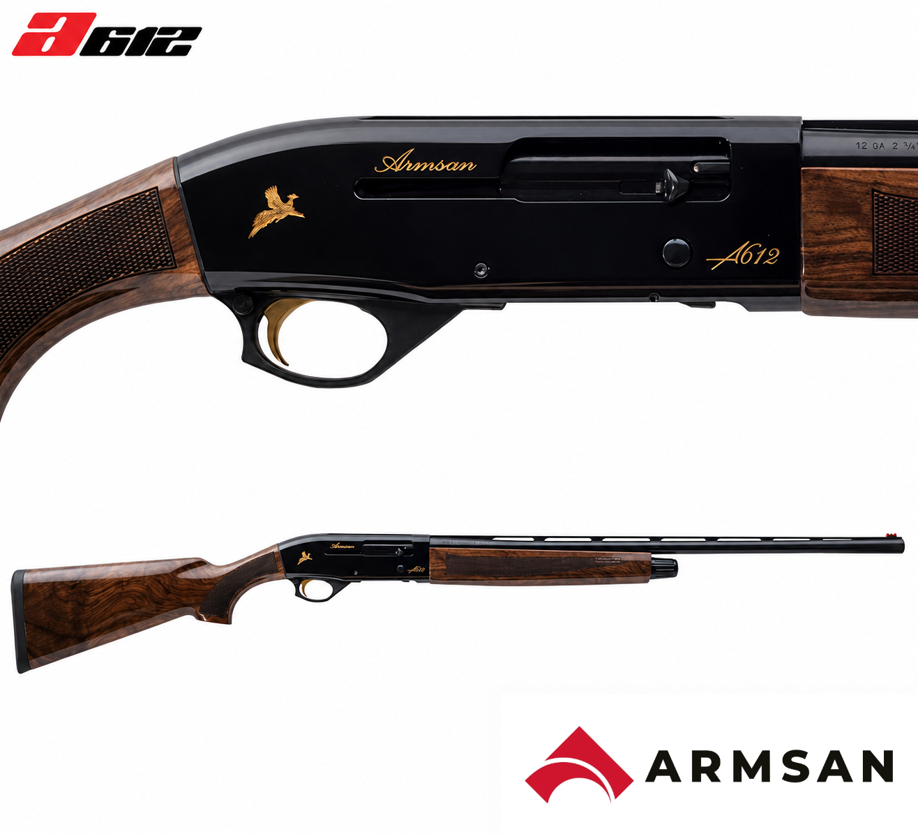 ARMSAN A612 W UPLAND GOLD YARI OTOMATİK AV TÜFEĞİ