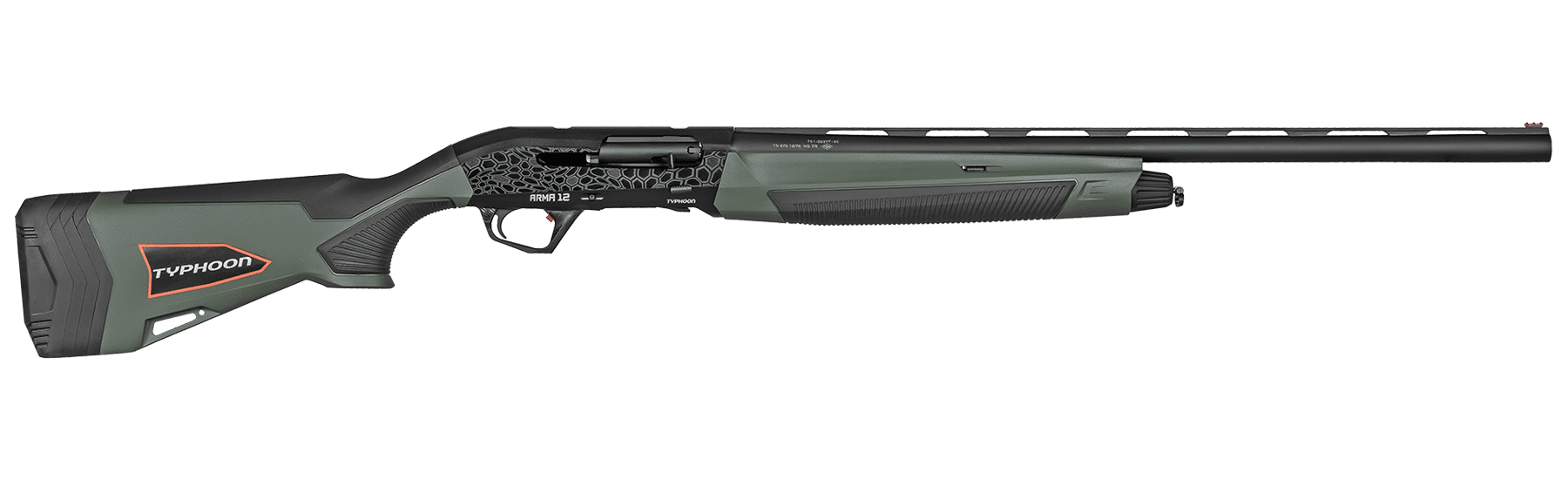 TYPHOON ARMA 12 YEŞİL YARI OTOMATİK AV TÜFEĞİ