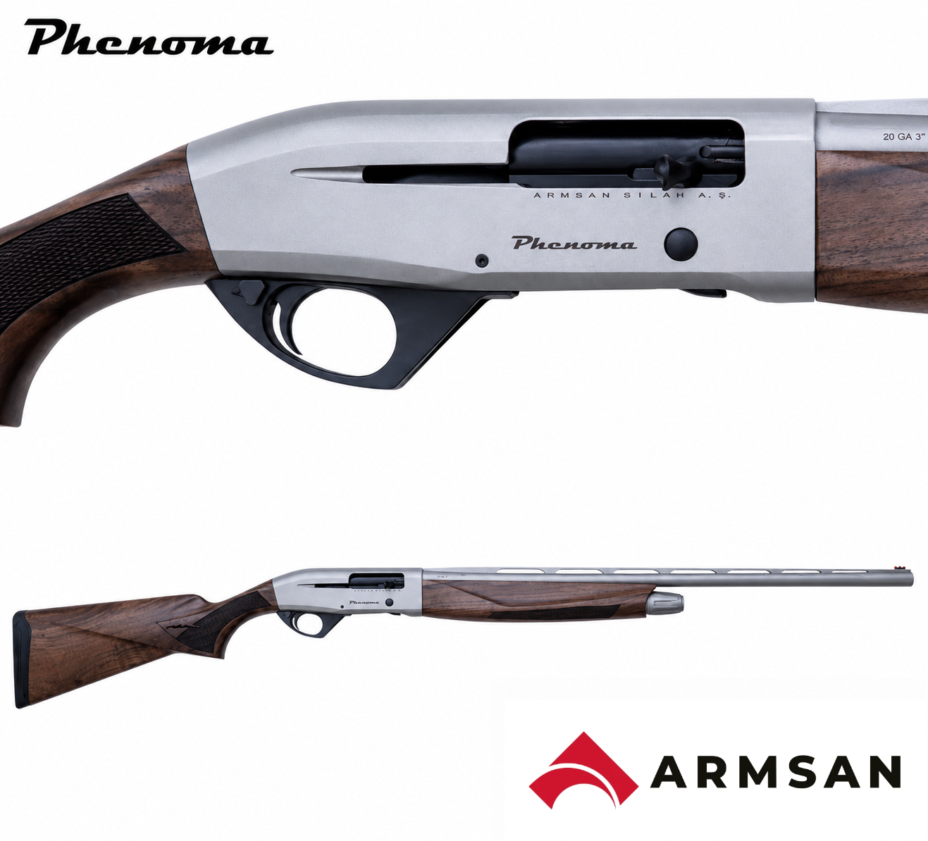 ARMSAN PHENOMA GRİ YARI OTOMATİK AV TÜFEĞİ