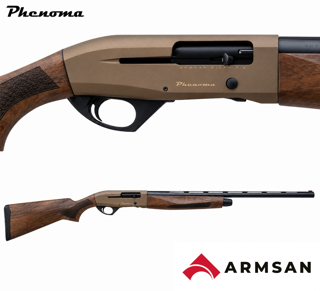 ARMSAN PHENOMA BRONZ YARI OTOMATİK AV TÜFEĞİ