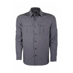 VAV Uzun Kol Gömlek Tacflex-02 Füme - S
