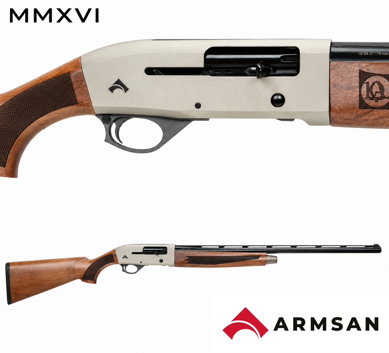 ARMSAN A612 10.YIL GRİ YARI OTOMATİK AV TÜFEĞİ