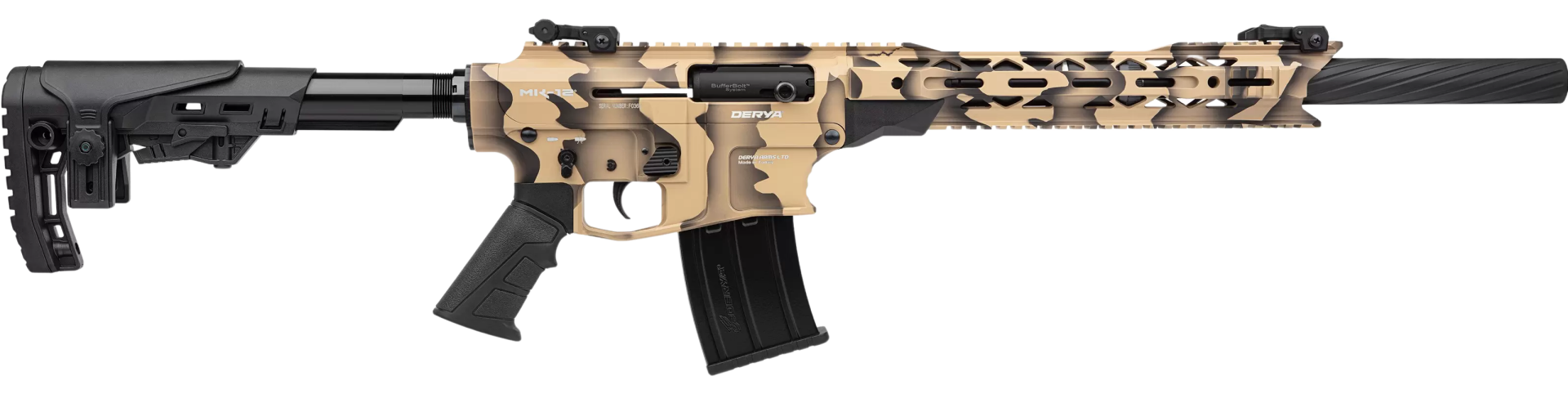 DERYA MK12 AS-152K KAMUFLAJ ŞARJÖRLÜ AV TÜFEĞİ