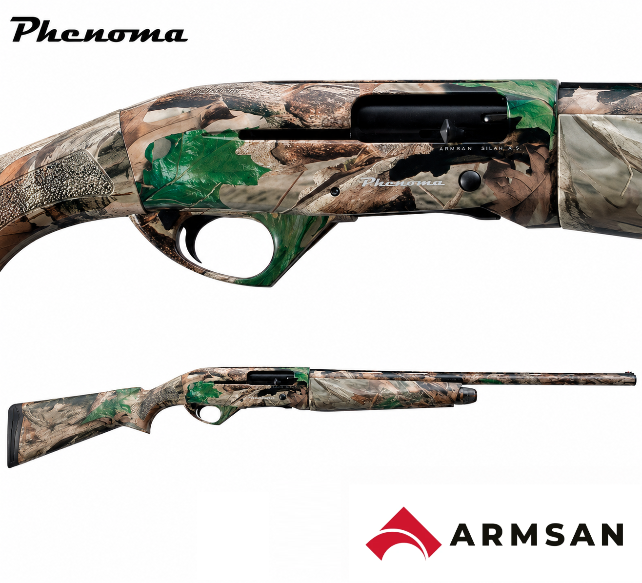 ARMSAN PHENOMA CAMO TIMBER YARI OTOMATİK AV TÜFEĞİ