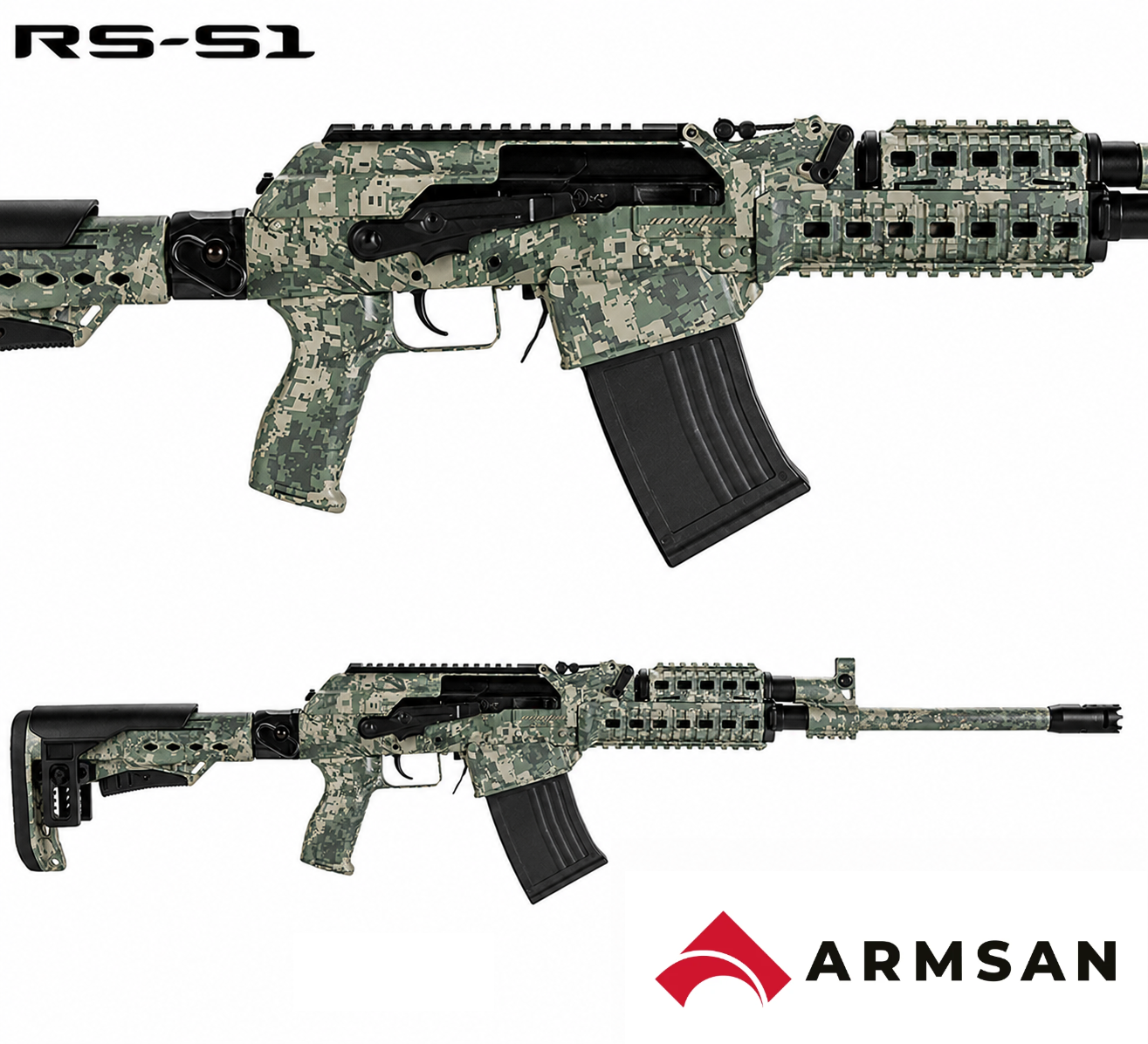 ARMSAN ARMTAC RS-S1 CAMO DIGITAL ARMY ŞARJÖRLÜ AV TÜFEĞİ