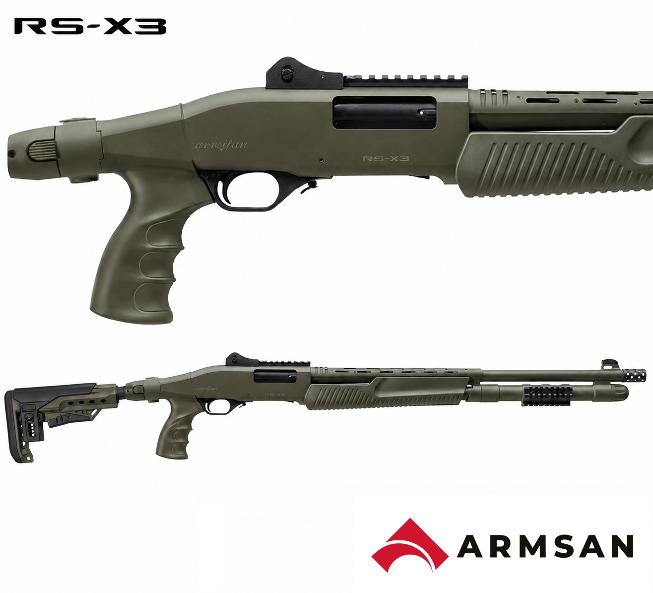ARMSAN ARMTAC RS-X3 CERAKOTE GREEN POMPALI AV TÜFEĞİ