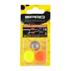 T.D. SPRO Spiral Weight Sasi Kurşunu 18GR Assorti1/3