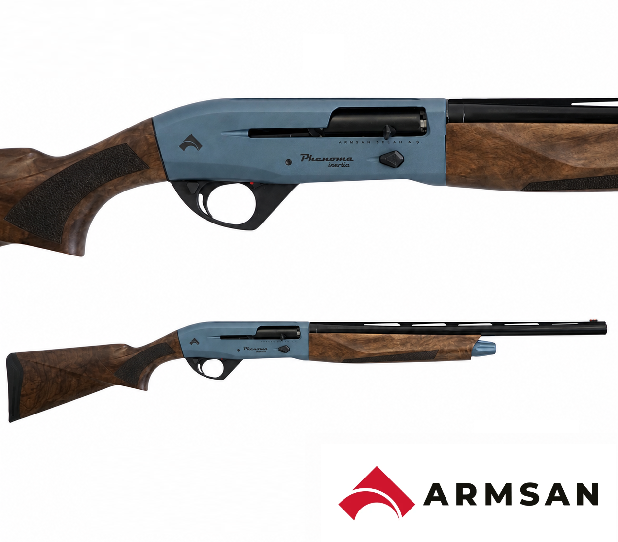 ARMSAN PHENOMA INERTIA TITANIUM MAVİ YARI OTOMATİK AV TÜFEĞİ