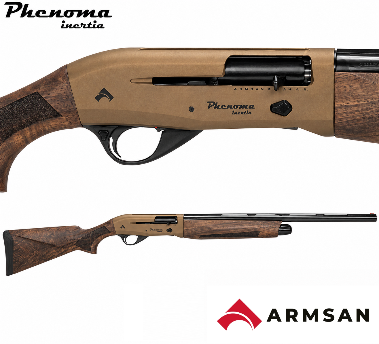 ARMSAN PHENOMA INERTIA BRONZ YARI OTOMATİK AV TÜFEĞİ