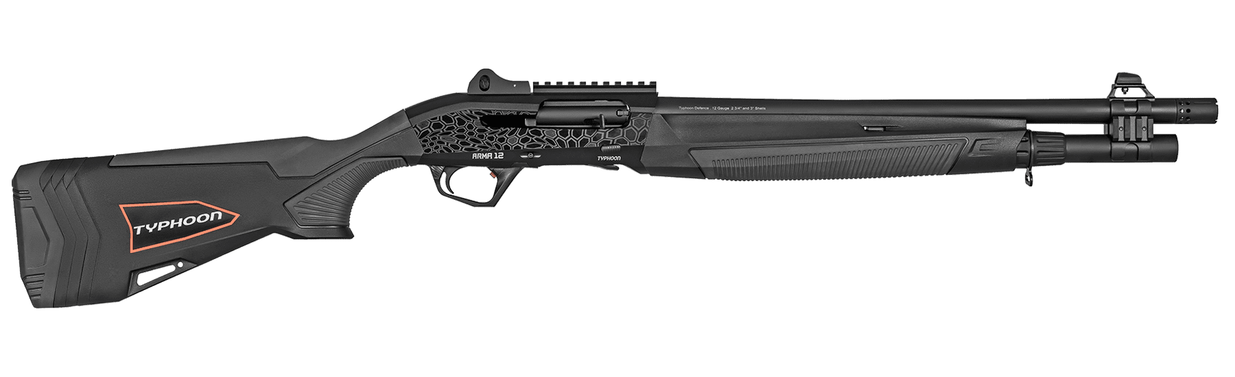 TYPHOON ARMA 12 TACTICAL SİYAH YARI OTOMATİK AV TÜFEĞİ