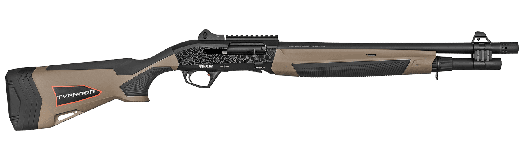 TYPHOON ARMA 12 TACTICAL TOPRAK YARI OTOMATİK AV TÜFEĞİ