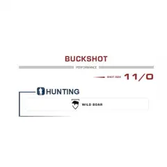 FIOCCHI BUCKSHOT 11/0 9 PELLETS - 12 KALİBRE