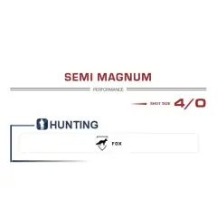 FIOCCHI SEMI MAGNUM 42 GR AV FİŞEĞİ - 12 KALİBRE