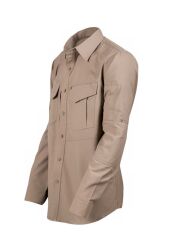 VAV Uzun Kol Gömlek Tactek-01 Bej - XL