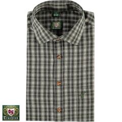 T. OS-Trachten Kareli Erkek Slim Fit Gömlek 37/38