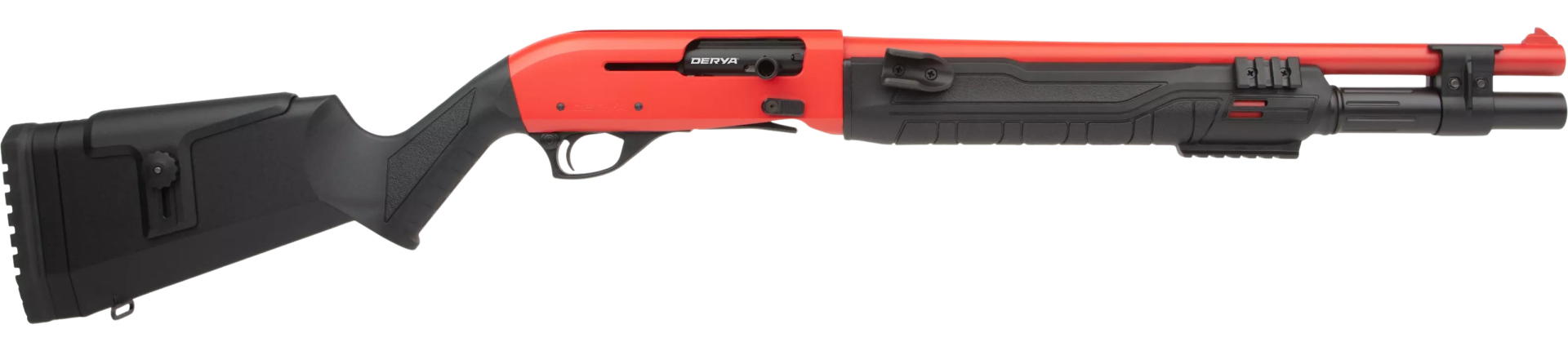 DERYA XT-404 KIRMIZI TACTICAL YARI OTOMATİK AV TÜFEĞİ