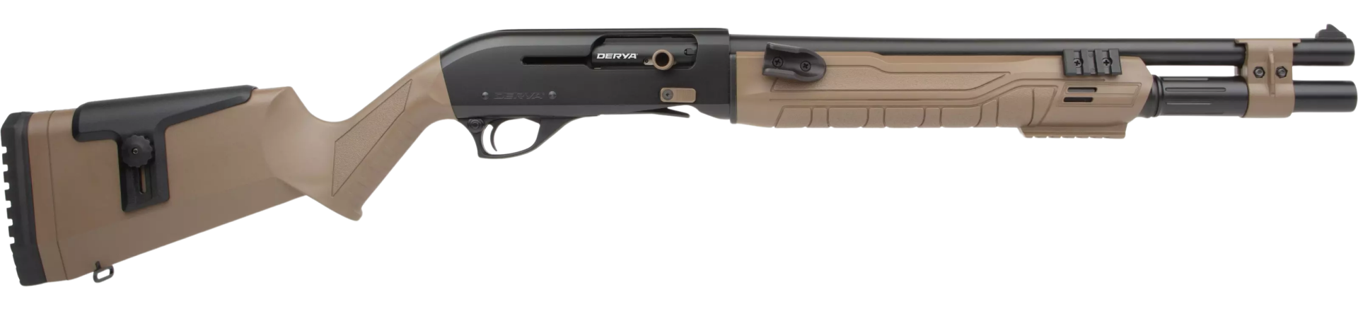 DERYA XT-411C (TOPRAK DİPÇİK EL KUNDAK) TACTICAL YARI OTOMATİK AV TÜFEĞİ