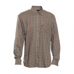 T. DEERHUNTER Waylon 499 Red Kareli  Uzun Kol Gömlek 39/40