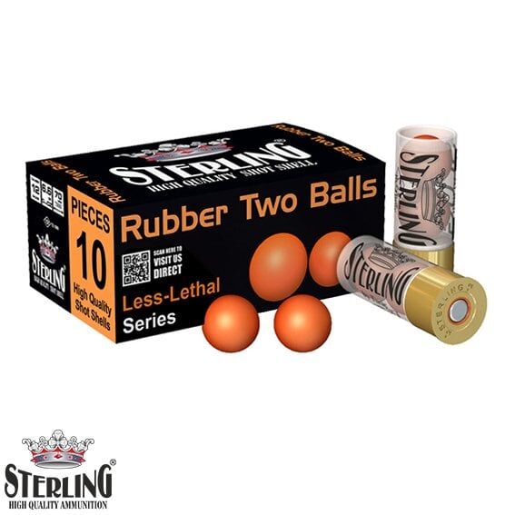 STERLING RUBBER KAUÇUK SAVUNMA 2'Lİ TWO BALLS - 12 KALİBRE
