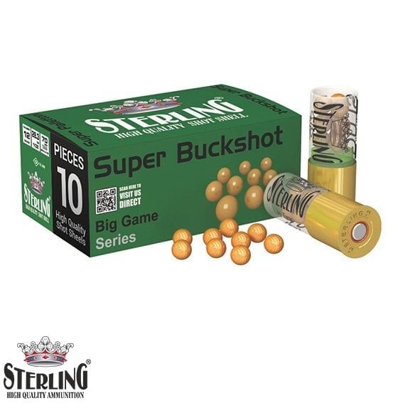 STERLING 9 PELLETS SUPER BUCKSHOT- 12 KALİBRE