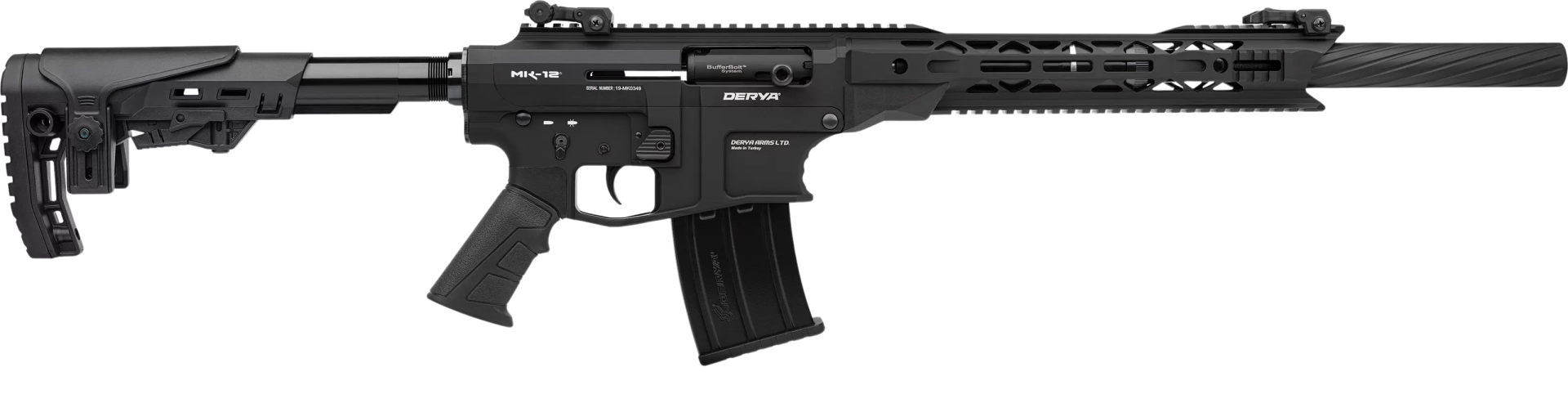 DERYA MK12 AS-101S SİYAH ŞARJÖRLÜ AV TÜFEĞİ