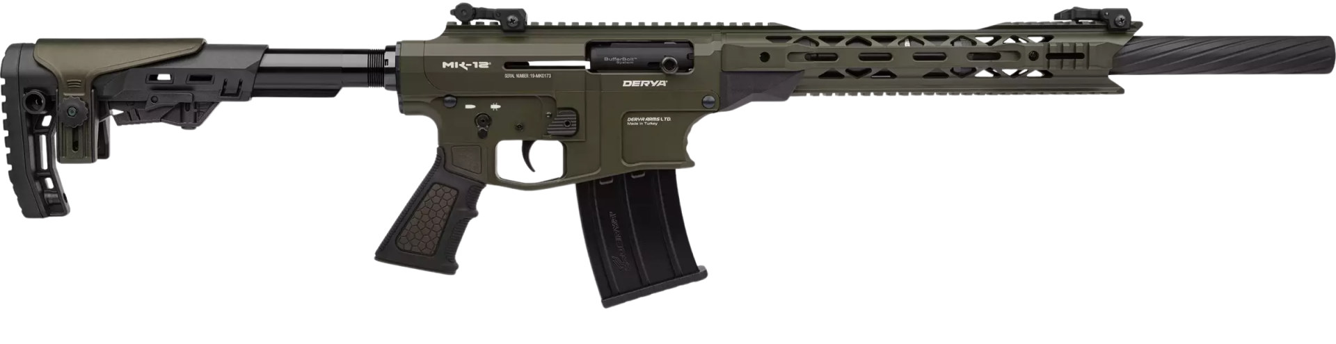 DERYA MK12 AS-103SF HAKİ ŞARJÖRLÜ AV TÜFEĞİ