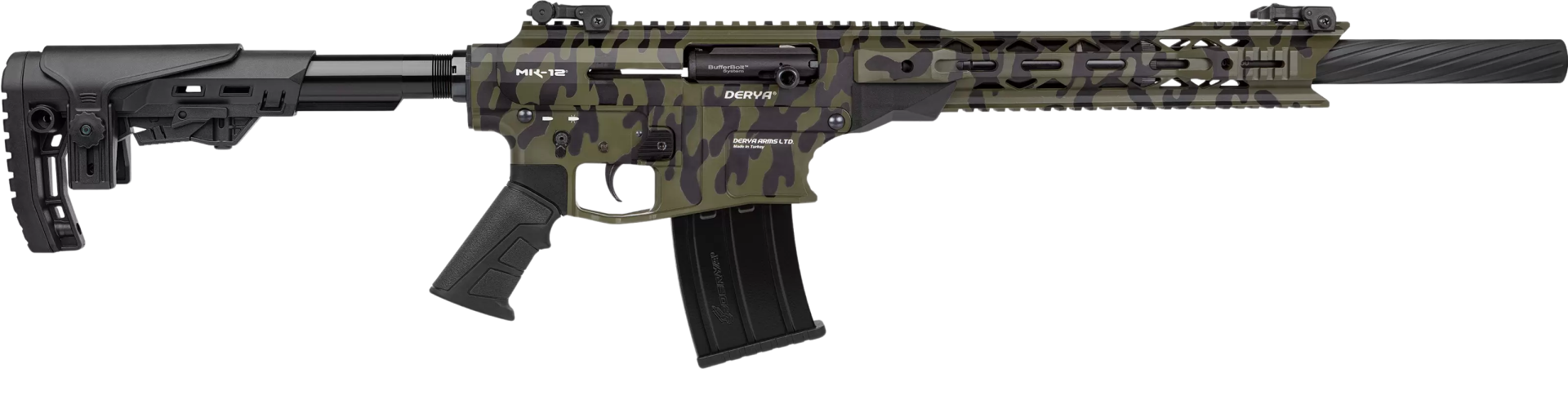 DERYA MK12 AS-155K KAMUFLAJ ŞARJÖRLÜ AV TÜFEĞİ