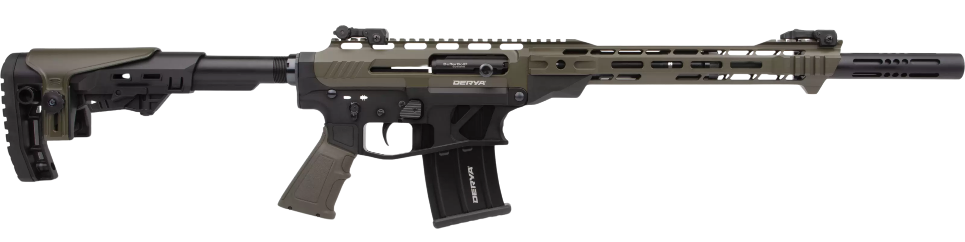 DERYA MK20 ES-203S HAKİ SİYAH ŞARJÖRLÜ AV TÜFEĞİ