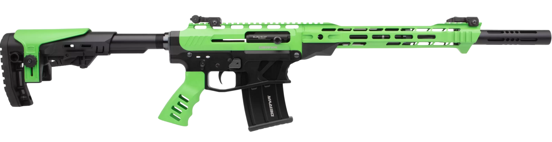 DERYA MK20 ES-207S YEŞİL SİYAH ŞARJÖRLÜ AV TÜFEĞİ