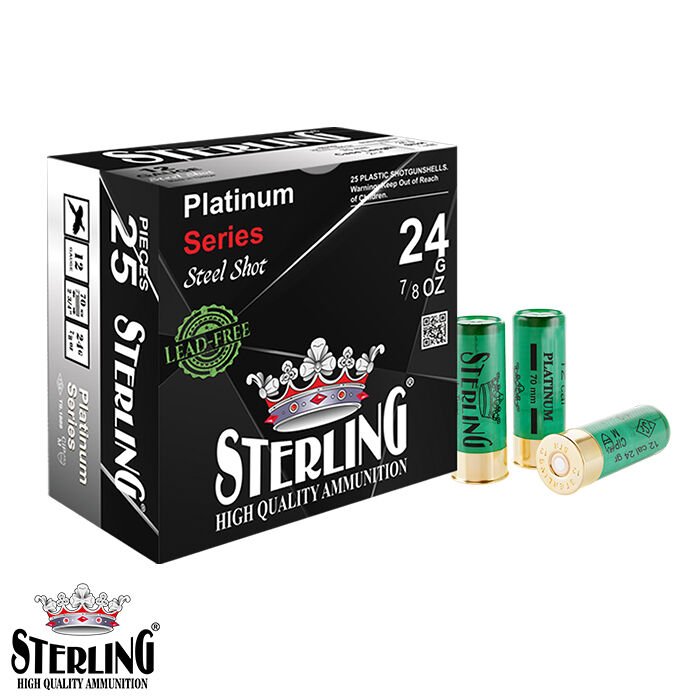 STERLING PLATINUM STEEL 24 GR AV FİŞEĞİ - 12 KALİBRE