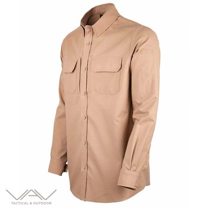 T. VAV Uzun Kol Gömlek Hidden-02 Hiking Bej - XL