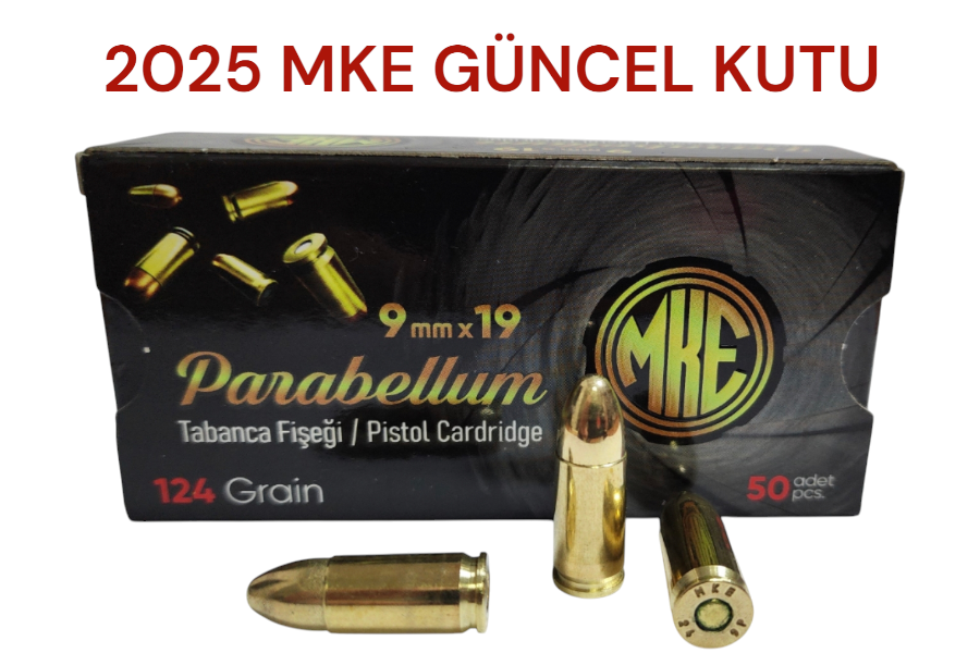 MKE 9X19 (9MM) PARABELLUM TABANCA MERMİSİ